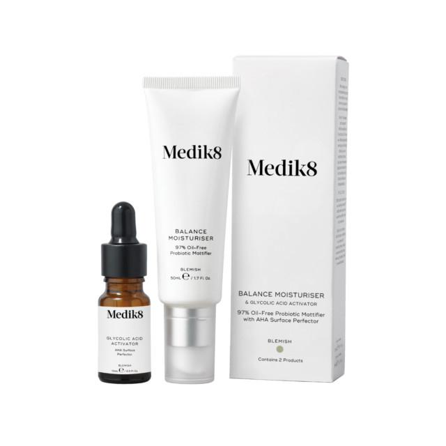 Medik8 Balance Moisturiser - 50ml & Glycolic Acid Activator - 10ml - Soho Skincare