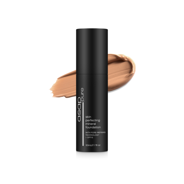 ASAP Skin Perfecting Mineral Foundation with Pore-Refining Technology + SPF15 - Warm Four 30ml - Soho Skincare
