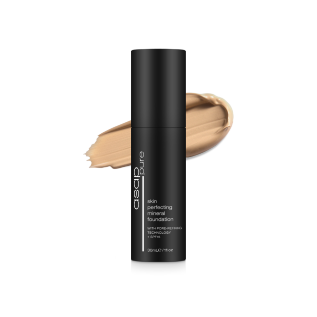 ASAP Skin Perfecting Mineral Foundation with Pore-Refining Technology + SPF15 - Pure One 30ml - Soho Skincare