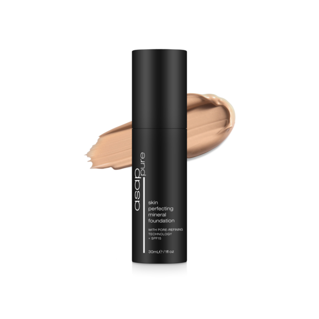 ASAP Skin Perfecting Mineral Foundation with Pore-Refining Technology + SPF15 - Pure Three 30ml - Soho Skincare